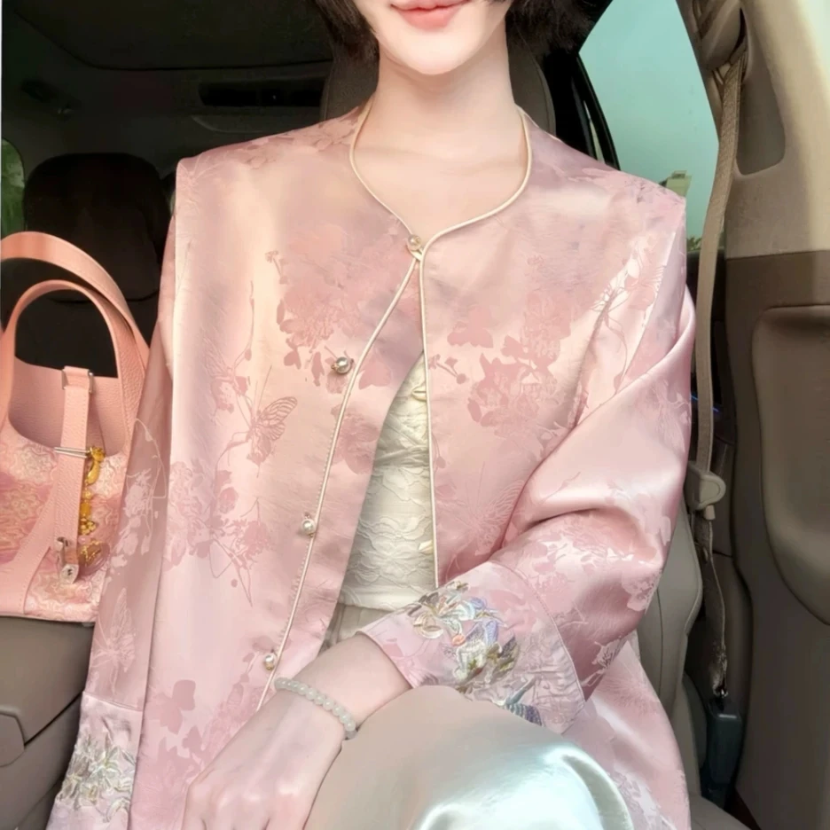 2026vintage-chinese-satin-outerwear-women-new-double-sided-wear-jacquard-embroidery-chic-coat-lady-loose-long-sleeve-tang-jacket