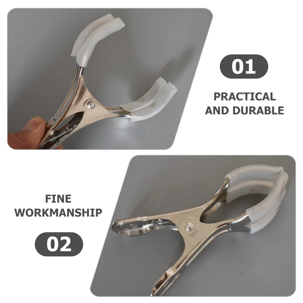 

5pcs Clips Stainless Steel Non-Slip Small Size For Wind Instrument Maintenance Saxophone Parts Clip For Saxophone Sax Repair