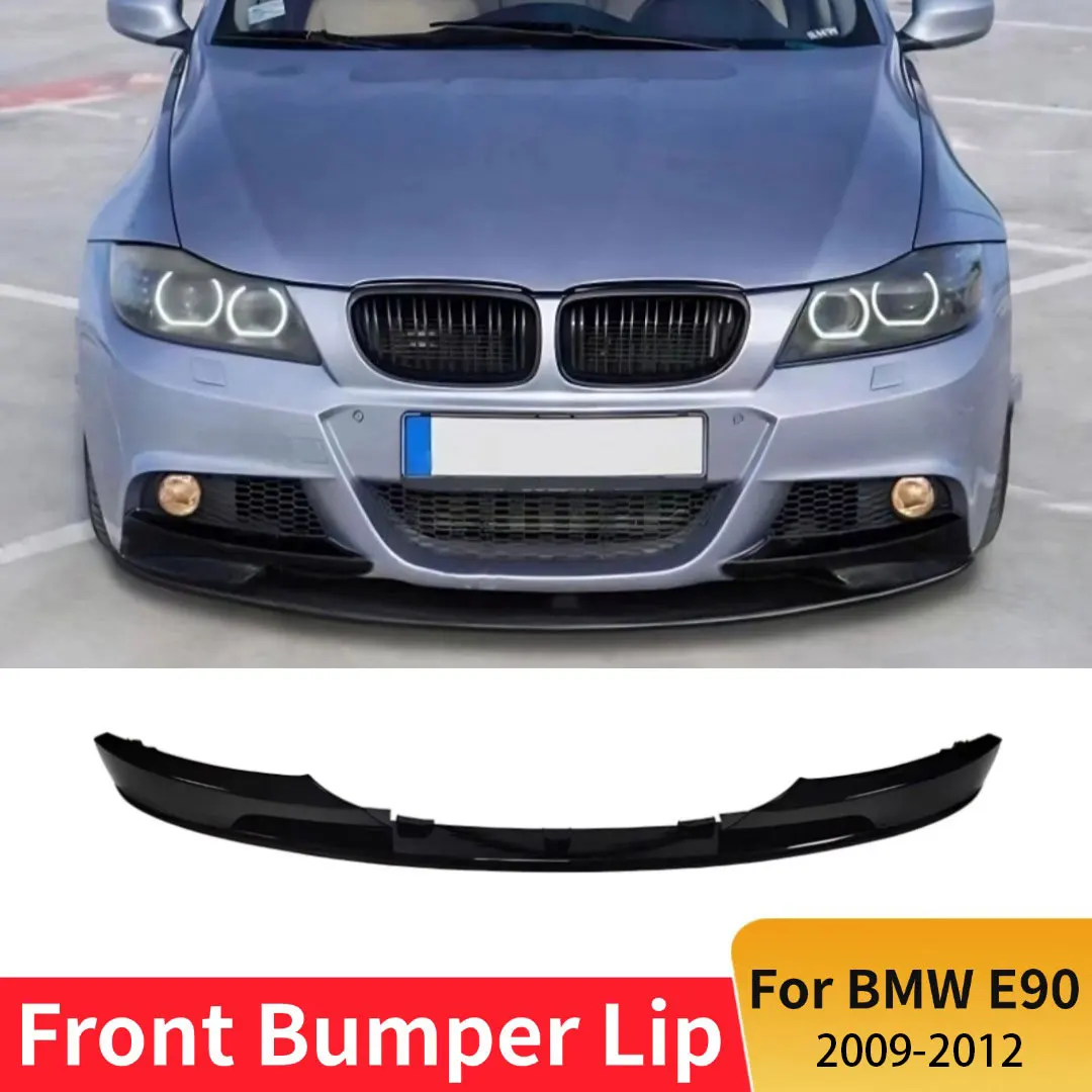 Frontspoiler-Luftleitblech Stoßstangenlippe Kinnprotektor Tuning-Zubehör Verkleidung Splitter Spoiler für BMW 3er E90 E91 2009-12