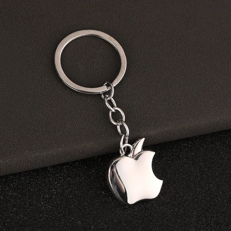 2024 Metal Keychain Key Simulation Apple Keychain Creative Product E-commerce Small Gift Exquisite Keychain For Car