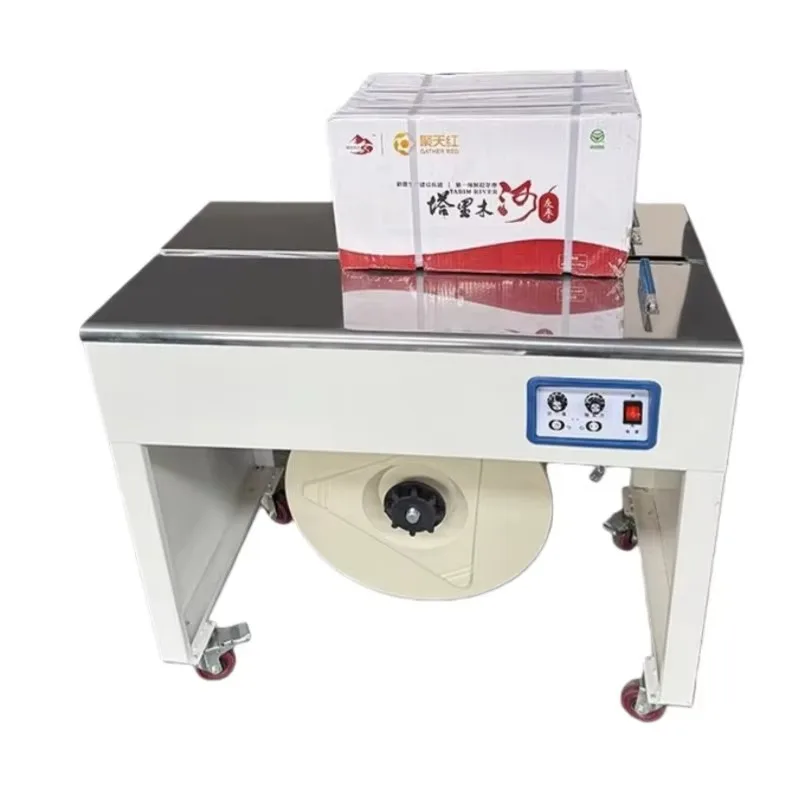 

Dual-Motor Semi-Automatic Carton Strapping/Packing Machine: High-Capacity, PLC Control & Low-Noise