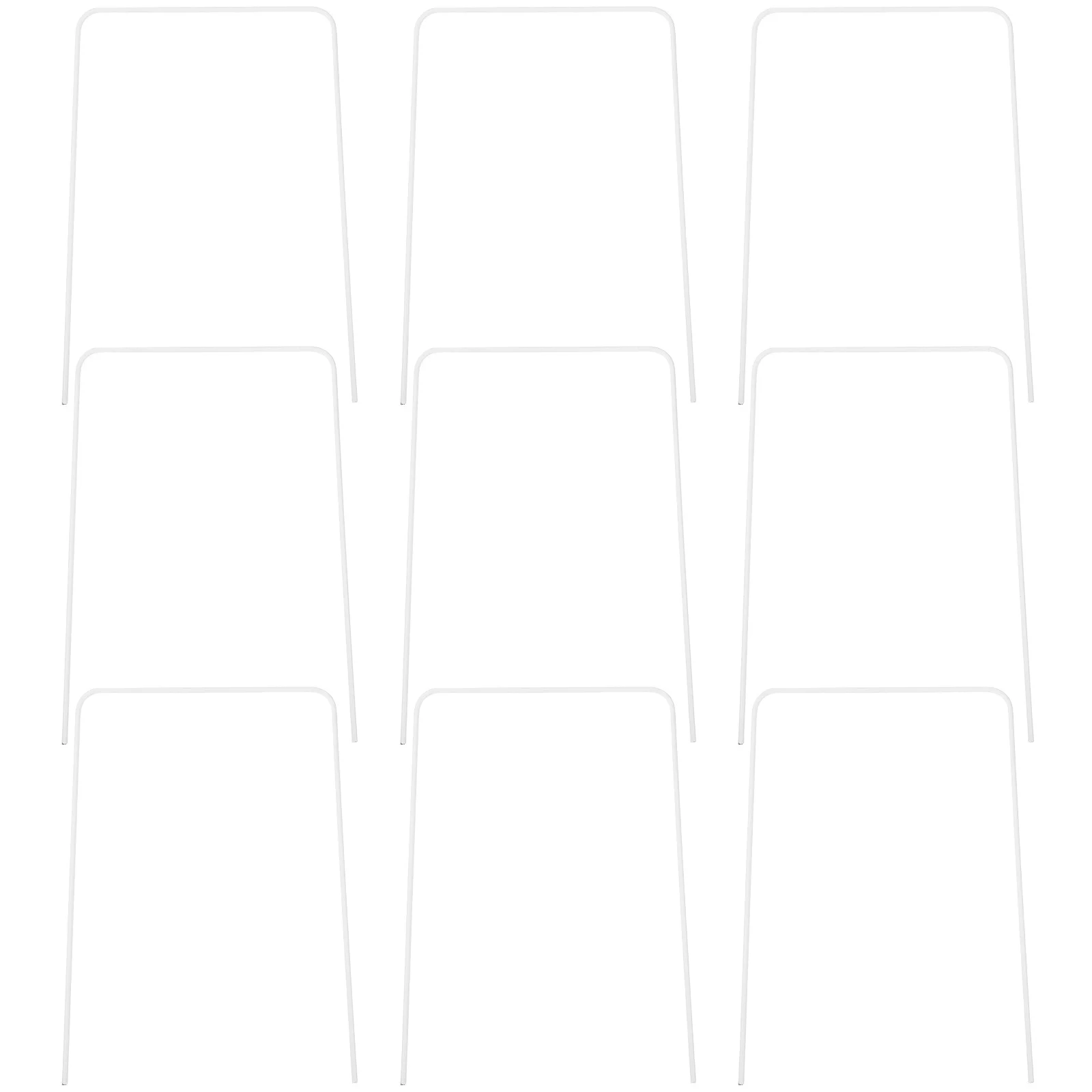 

9pcs Croquet Wickets Square Arrow Replacement Metal Iron Wire Gates For Outdoor Croquet Entertainment Lawn Set