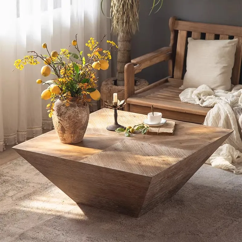 Luxury-Style Hotel Decoration Side Table Placing Vases Retro style Home Living Room Artistic Ornaments Customized Coffee Table
