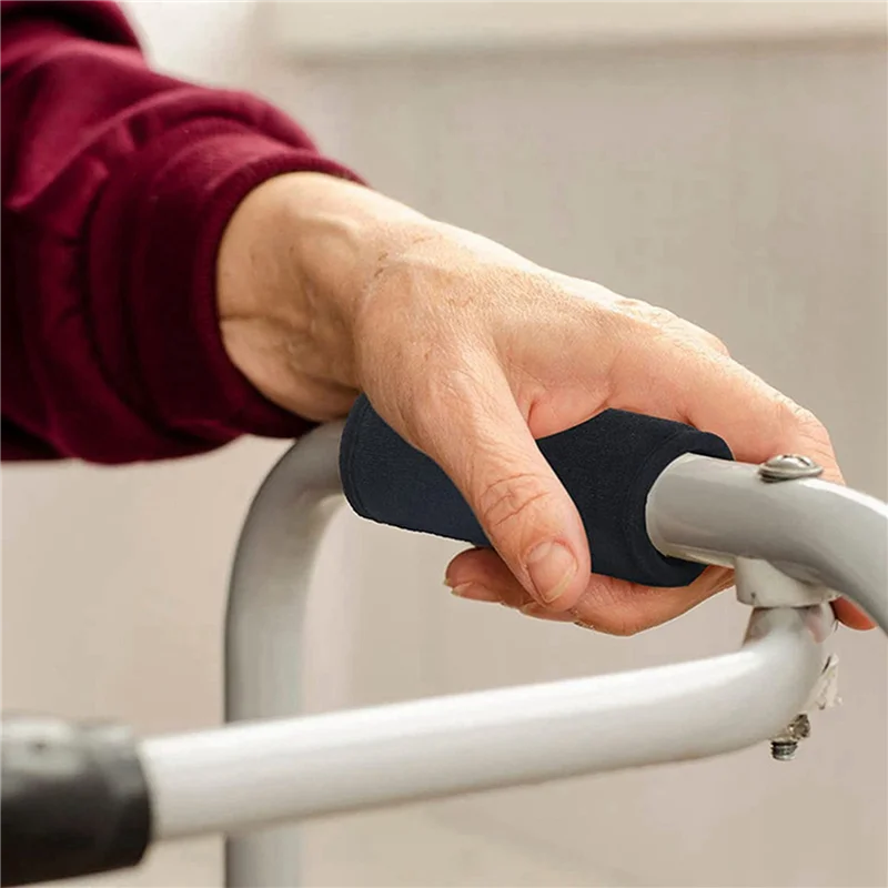 【Supernew】4Pcs Wheelchair Armrest Pads, Velvet Wheelchair Armrest Covers, Non Slip Arm Rest Cover Cushion Pad For Wheelchairs