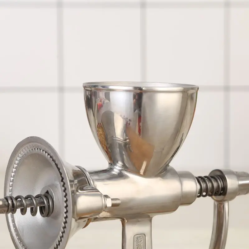 large 304 stainless steel grinding machine Grinder Manual cocoa bean mill Whole grains and pepper grind Manual grain grinderer