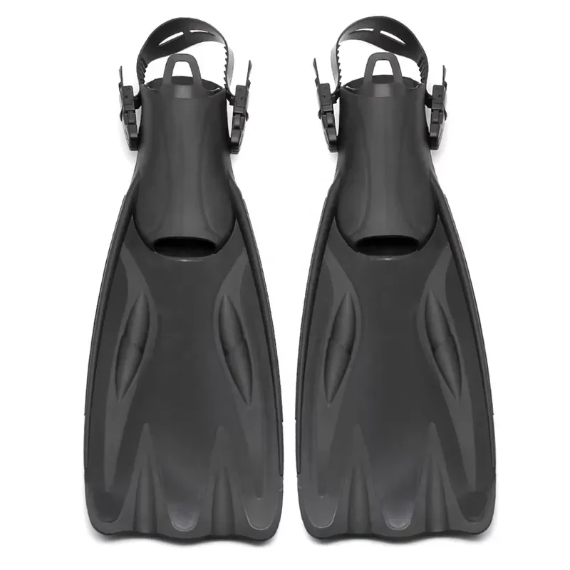 Adult Open Heel Long Blade Swimming Fins Professional Dive Training Flippers New Arrival Gear for Pool Ocean Water Sports