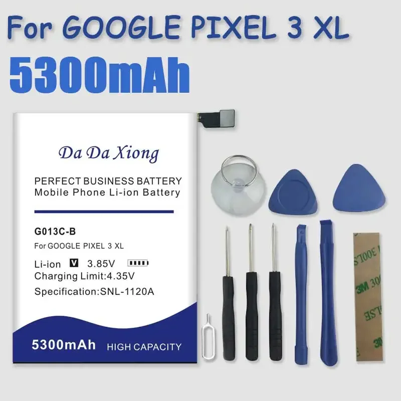 

DaDaXiong New 5300mAh G013C-B Battery for HTC Google G013C Pixel 3 XL in Stock
