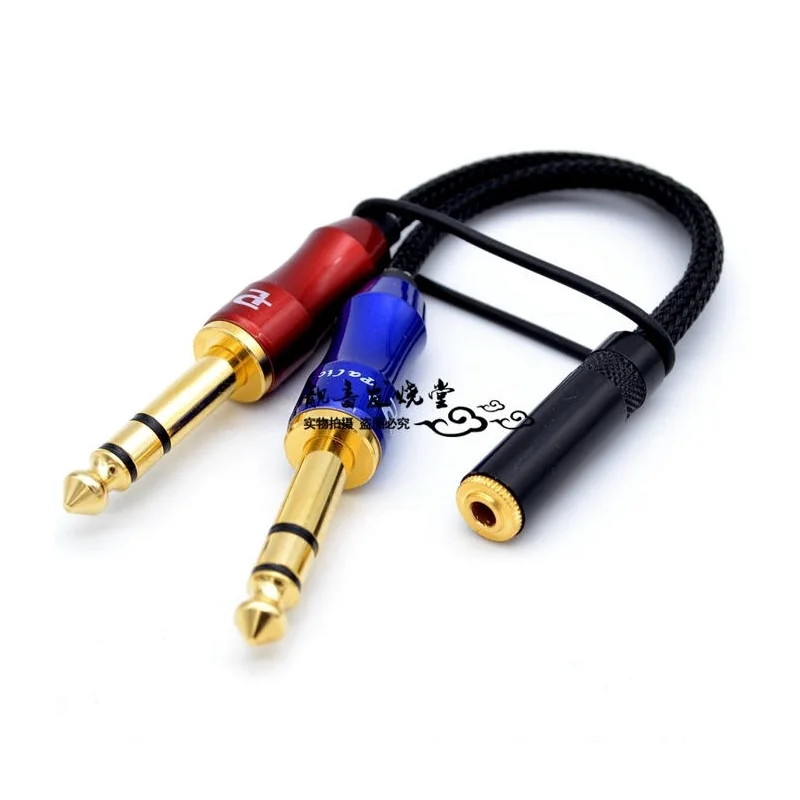 TEAC UD-503 UD505 Dual 6.35mm 6.5mm to 4 Pin XLR 2.5mm 3.5mm 4.4mm 6.35mm Female Headphone Balanced Output Adapter Cable