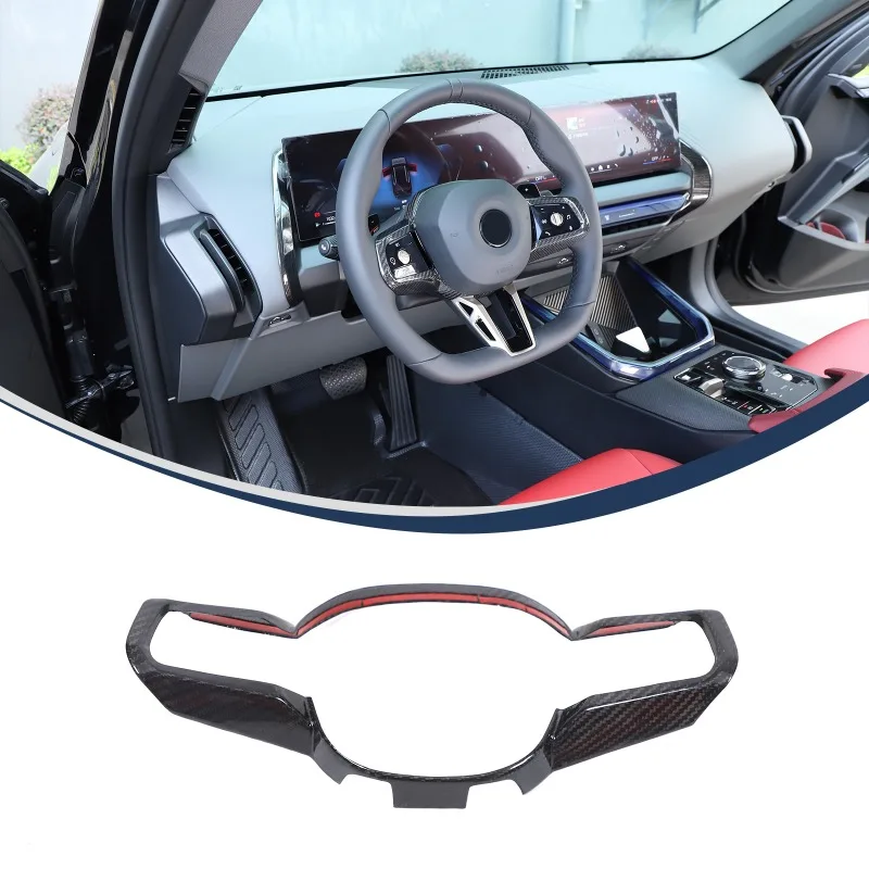 

Genuine Carbon Fiber Steering Wheel Trim for 2024+ BMW 5 Series (Sport Edition) G60 Car Accessories