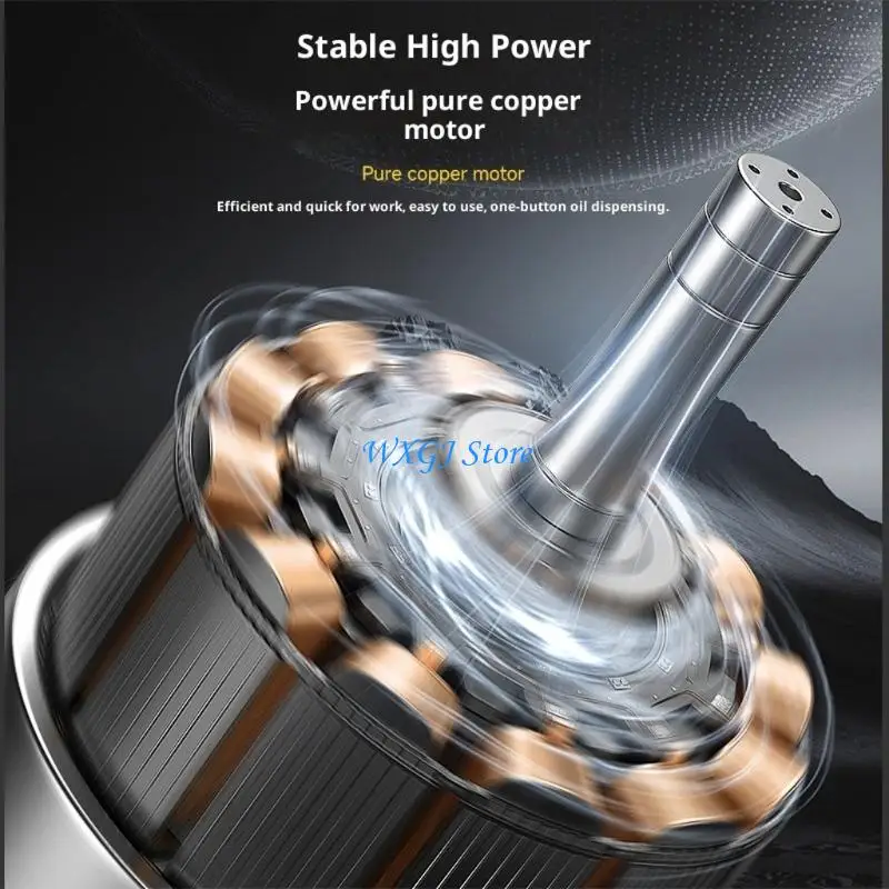 37JE Professional Electric Grease Guns Battery Power Source Aluminum Construction With 10000PSI High Pressure