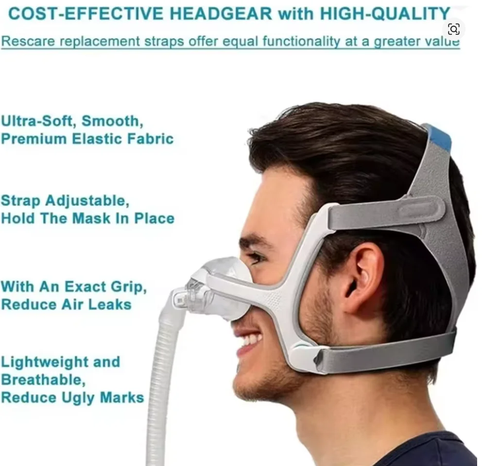 

1 упаковка: Удобная сменная назальная маска CPAP Air Fit/Air N20 для домашнего использования, аксессуары для аппаратов ИВЛ