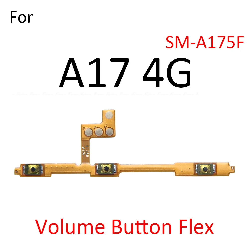 Volume Power Switch On Off Side Button Key Flex Cable Repair Parts For Samsung Galaxy A17 5G 4G A16 A15 LTE A14 A13