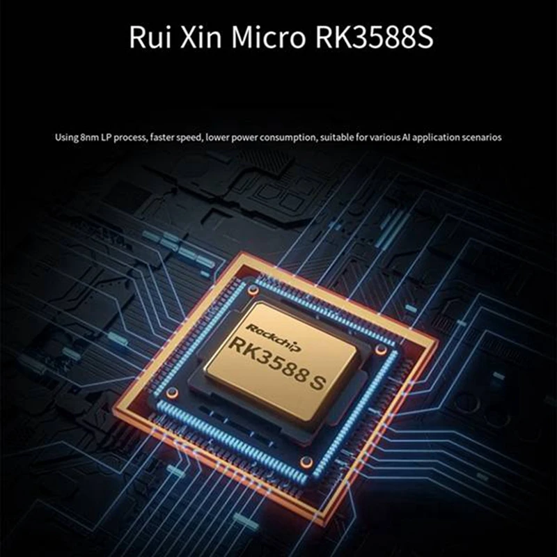 Макетная плата для Orange Pi 5 8 ГБ Linux RAM LPDDR4/4X 8K RK3588S восьмиядерный 64-битный процессор с поддержкой ОС Orangepi