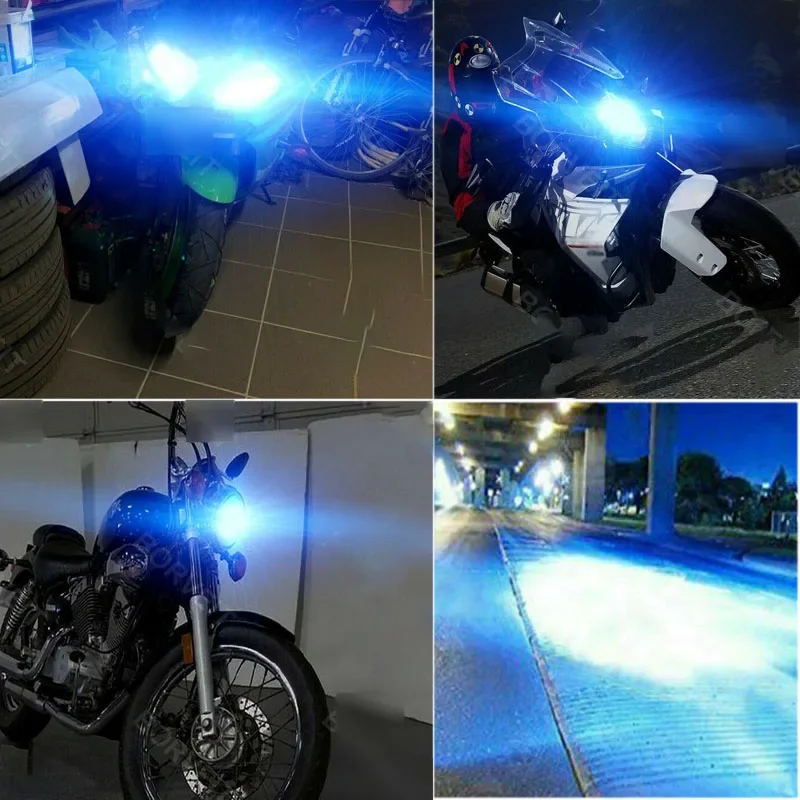 2x 70W H7 Amazing Ice Blue CSP LED Bulbs Headlight For Yamaha Yzf R1 R3 2007-2018  motorcycle led