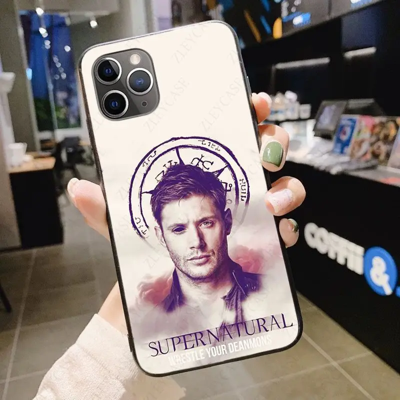 Siêu Nhiên Jared Padalecki KAZ 2Y5 Điện Thoại Cho iPhone 14PRO 13 12Mini 11pro Max 6 6S 7 8plus Xsmax Xr 5 5S Se 2020 Trường Hợp