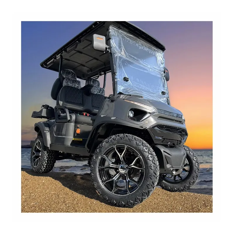 48V 72V Battery Street Legal 2+2 Seaters 4X4 Electric Golf Cart 4 Seater Electric