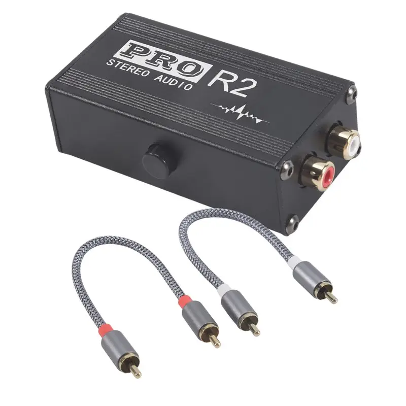 Ground Loop Audio Isolator RCA Noise Suppressor Isolator Audio Signal Noise Reducer For PC-A54R