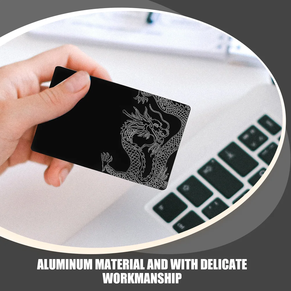 

Aluminum Business Cards 20Pcs Sublimation Blanks Metal Name Tags Customizable Engraved Lightweight Portable Professional Design