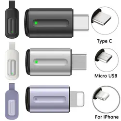 Adaptador de dispositivo infravermelho sem fio para celular, micro interface USB, tipo C, controle remoto, aplicativo inteligente, xiaomi, huawei, iphone