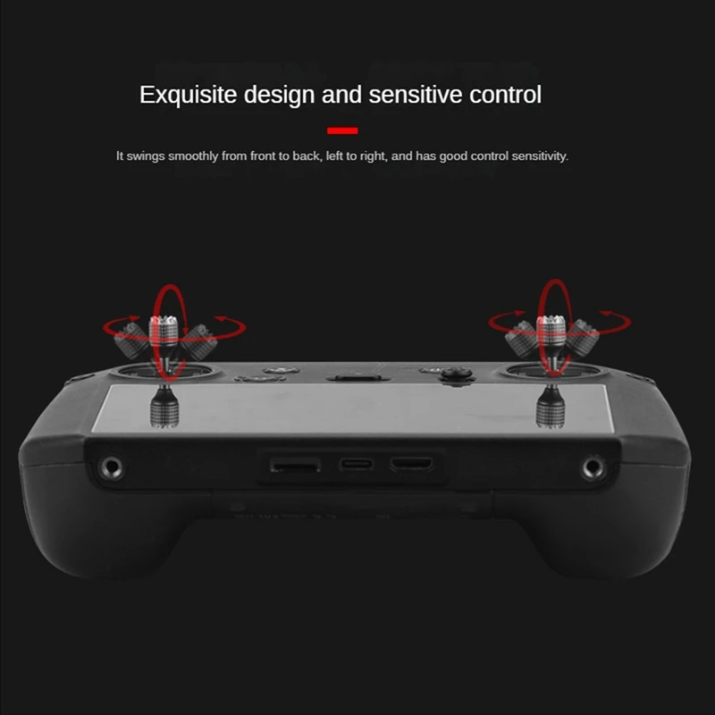 1 Pair for RC Pro with Screen Remote Control Joysticks Can Be Stored 3 Classic MINI 3 Pro Accessories,Black