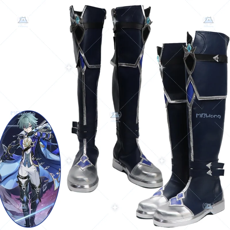 

Genshin Impact Lohen Cosplay Shoes Lohen Long Boots Loen Cosplay Boots Role Play Outfit For Hallowmas Party Adult Women Men