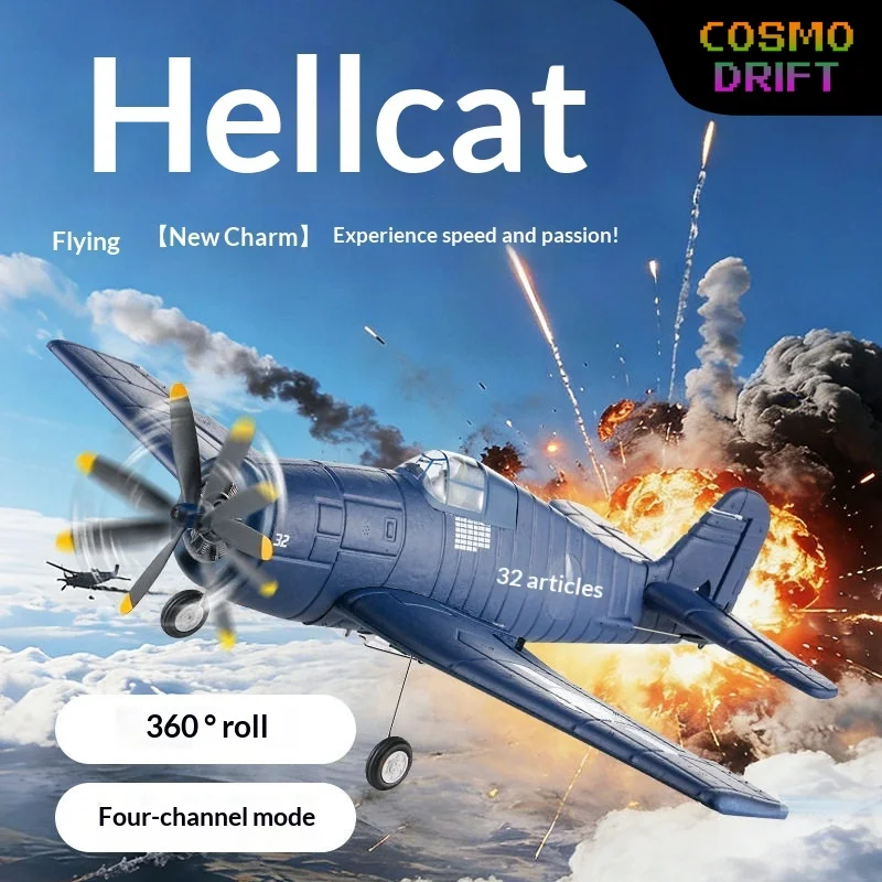 

FX9503 F6F Hellcat Rc Plane Four Channel Brushless Epp Fixed Wing Fighter Outdoor Remote Control Flying For Rc Hobby Enthusiasts