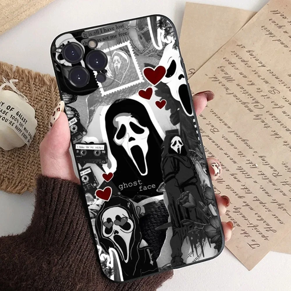 Ghostface Scream Terror Horror Silicone Phone Case For Samsung Galaxy S10 S20 S21 S22 S23 S24 FE Plus Ultra Note 20