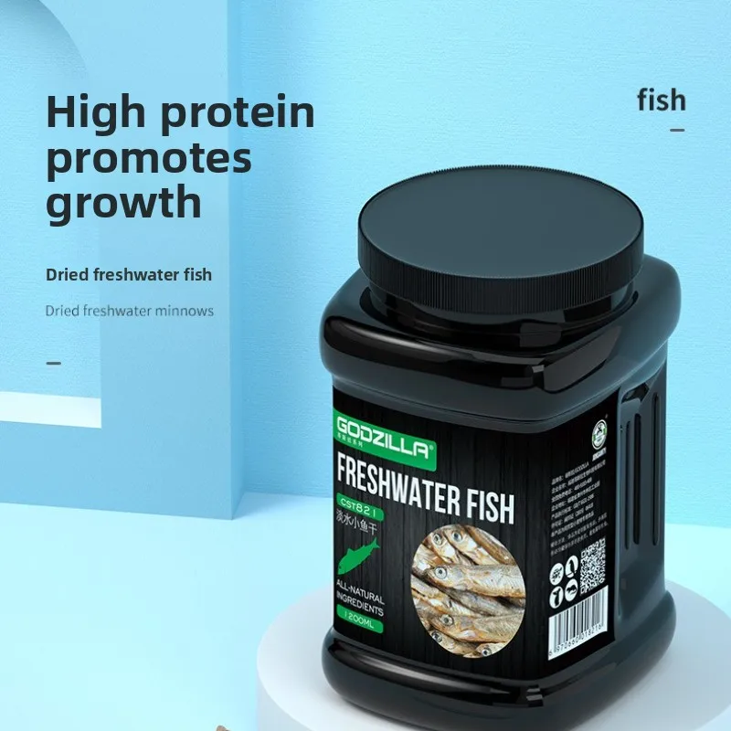 

JONSANTY Unsalted Dried Minnows - All-Natural High Protein Treat for Turtles, Hamsters, Cats & Fish