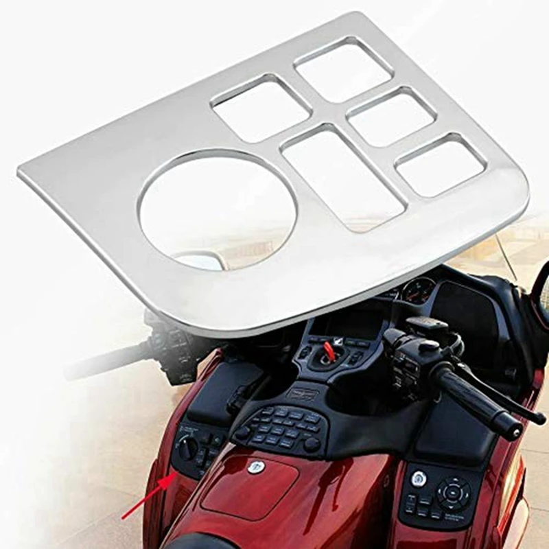 Carenado lateral izquierdo y derecho para motocicleta, Control Accent Decoration para Honda Goldwing GL 1800 GL1800 2001-2005