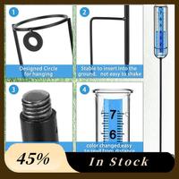 A78K New Rain Gauge, 7Inch Freeze Proof Rain Gauge Outdoor, Large Clear Numbers And Adjustable Height For Garden, Lawn And Farm