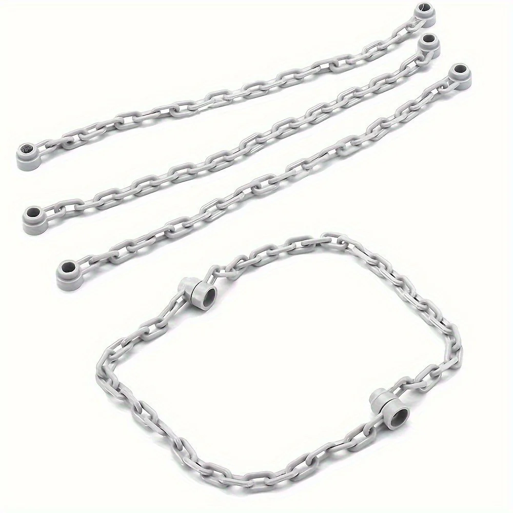 10PCS 1x16 Chain 21 Links Building Blocks Kit Compatible 60169 30104  Particle At Both Ends Toys Children Kid Birthday Gifts