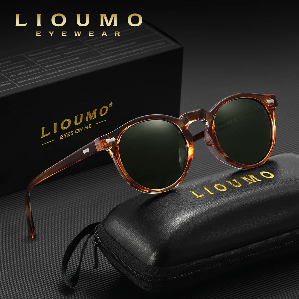 

Модные винтажные солнцезащитные очки с заклепками, поляризованные, классические, с леопардовым принтом, для мужчин и женщин, антибликовые, UV400, защитные очки, линзы для солнца