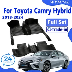 Car Floor Mats For Toyota Camry Hybrid 2024 2023 2022 2021 2020 2019 2018 Auto Accessories Carpet Protect Cover Interior Product