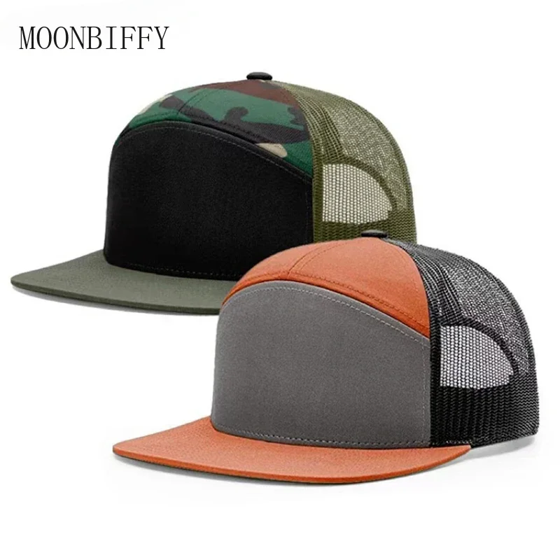 New Seven Panel Baseball Cap Men and Women Adjustable Outdoor Shade Mesh Caps Hip Hop Caps Bone Trucker Hats Gorras Hombre