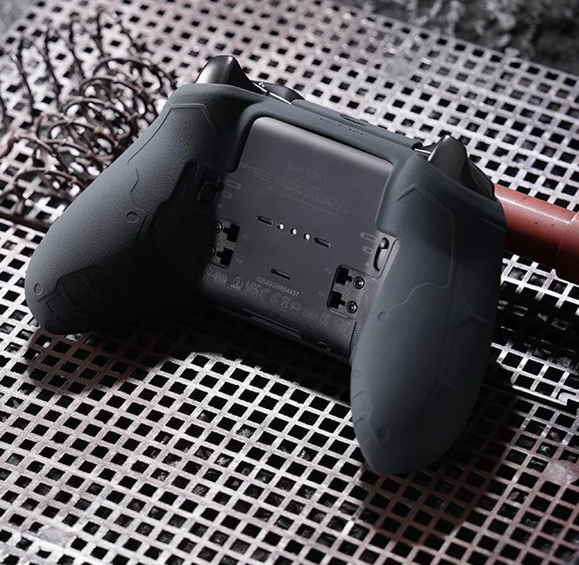 Matowa silikonowa osłonka ochronna na kontroler bezprzewodowy Xbox Elite Series 2/Core, nakładki na joysticki i gałki analogowe. — zdjęcie produktu 2