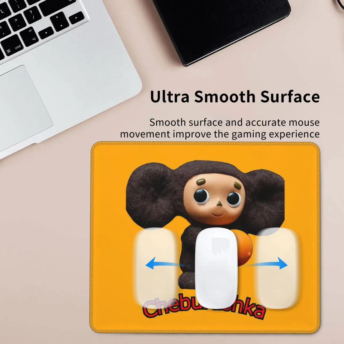 

Cheburashka Mouse Pad Computer Keyboard Mouse Mat Gaming Laptop Desk Mat Office Table Mats