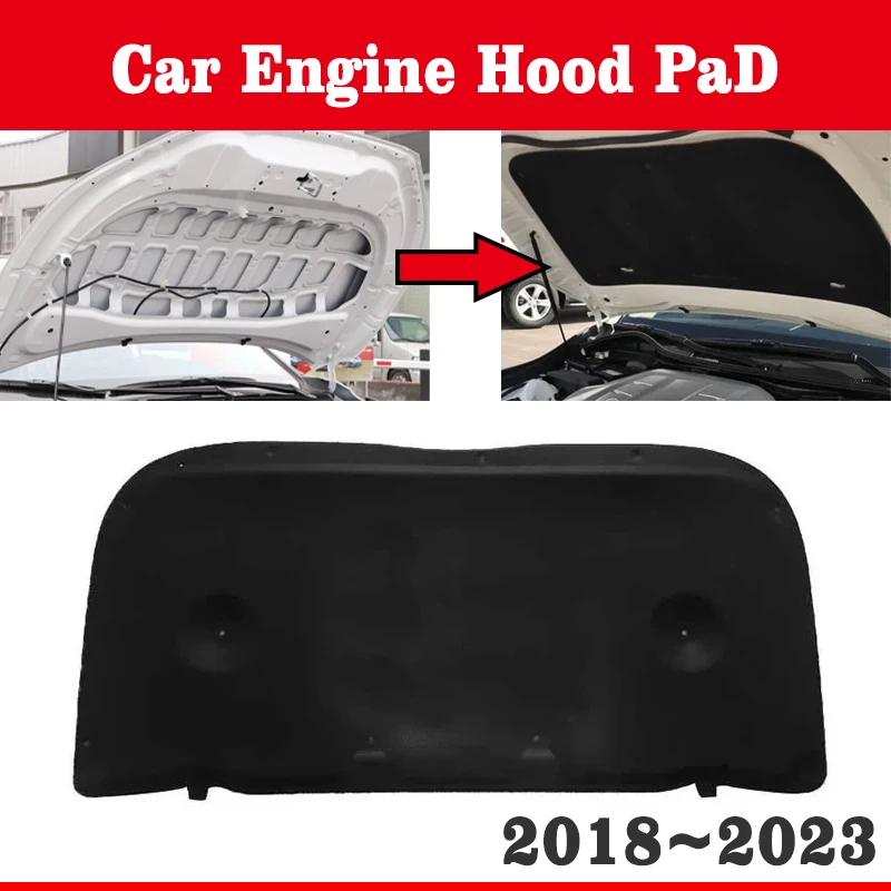 

For Toyota Land Cruiser Prado J150 2018-2023 2022 Car Engine Hood Pads Sound Insulation Mat Heat Insulation Pad Car Accessories