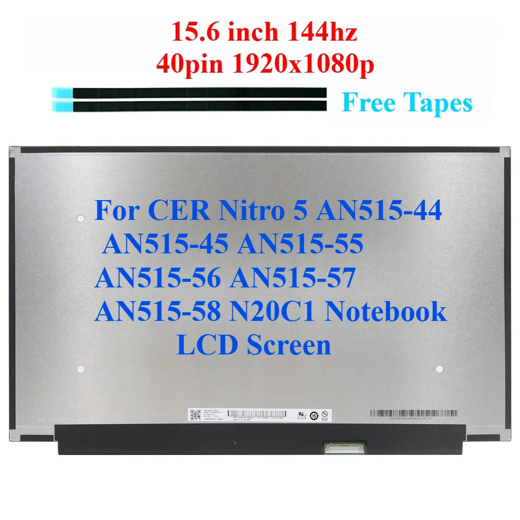 

Для Acre Nitro 5 AN515-44 AN515-45 AN515-55 AN515-56 AN515-57 AN515-58 N20C1 ЖК-экран для ноутбука