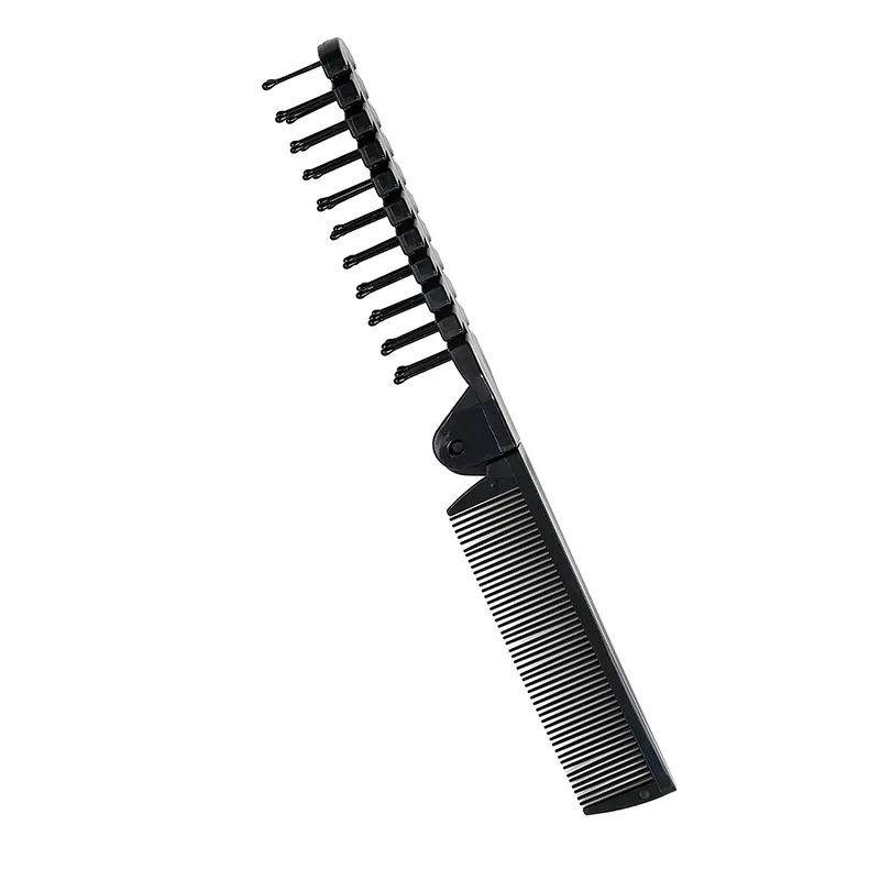 2 In 1 Folding Comb Head Massage Professional Hair Comb Anti Static Portable Hairdressing Combs for Women Men Hair Styling Tools