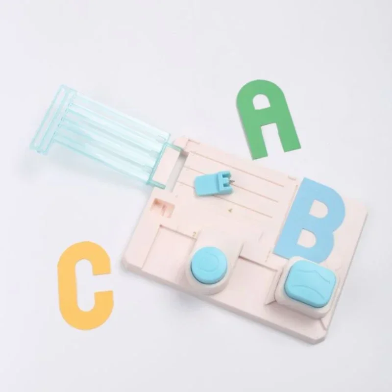 آلة نقش الحروف DIY لبطاقات المعايدة المصنوعة يدويًا، اضغط الورق اليدوي، هدايا تعليمية جديدة للأطفال