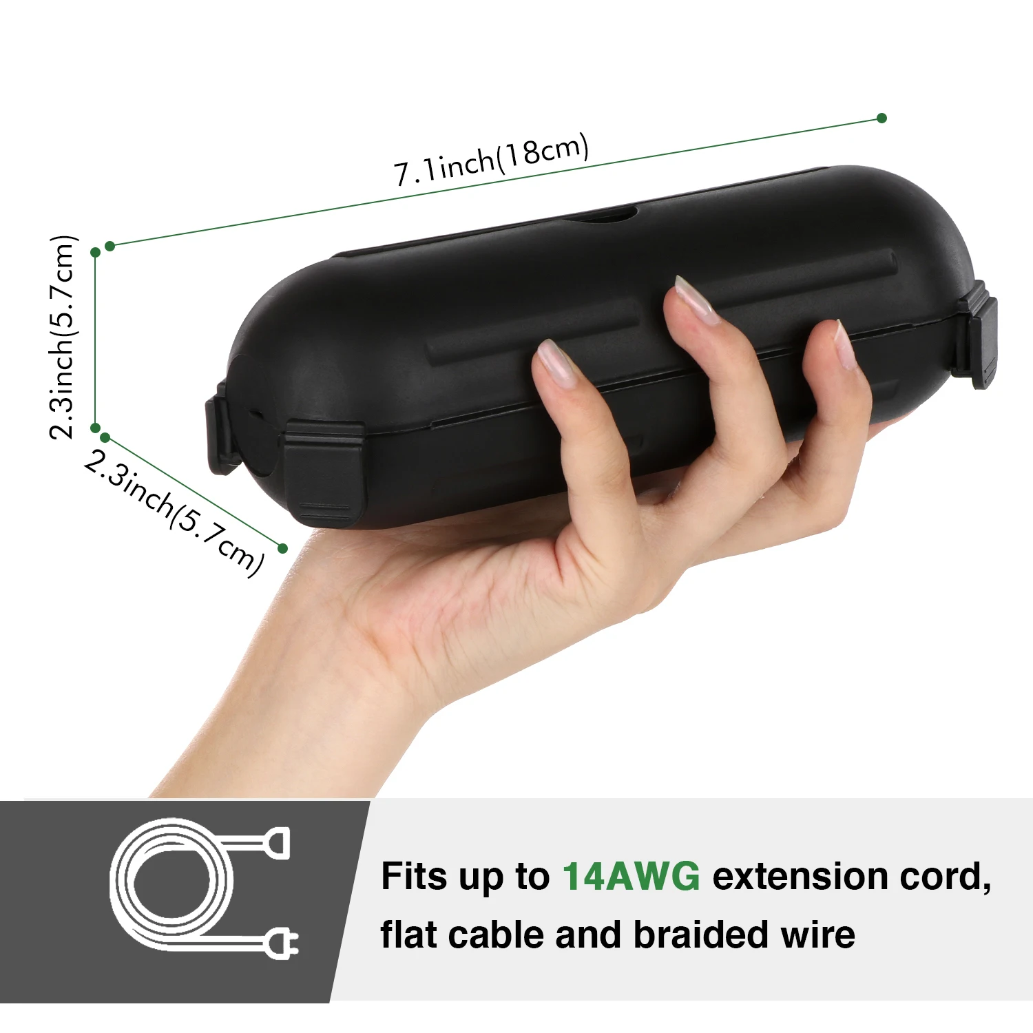 صندوق كهربائي خارجي مقاوم للما - مراجعة Outdoor Power Strip With Cover وسعره