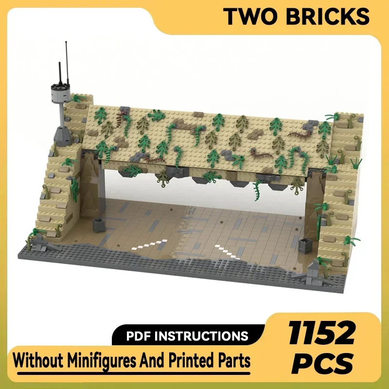 Star Movies Model Moc Building Bricks Military Hangar Entrance Technology Modular Blocks Gifts Christmas Toys DIY Sets Assembly