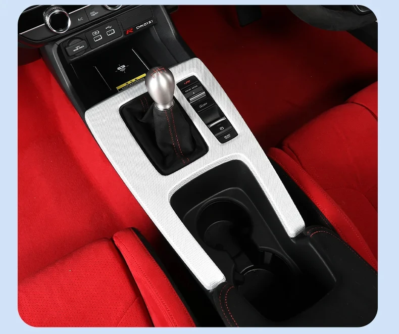 Cubierta de cambio de marchas de fibra de carbono Fibra de carbono ABS NEGRO Ajuste de fibra de carbono Diseño orientado con detalles Fácil instalación