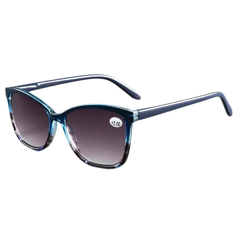 2025 Nieuwe Man Vrouw Leesbril Mode Lente Ontwerp Zonnebril Dradiënt Unisex Blokkeren Blauw Licht HD UV400 Lezers - afbeelding 2