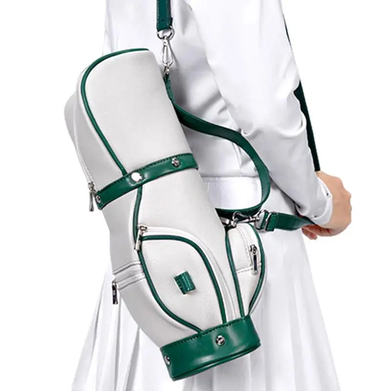 Mini sac de balle de golf portable pour femme, petit sac de rangement, sac de messager de golf mignon, support de balle de golf en microcarence, Electrolux