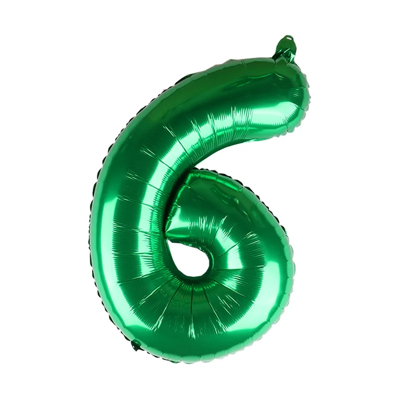 1 Stück 32 Zoll Große Dunkelgrüne Zahlenballons Frühlings-Dschungel-Safari Geburtstagsparty Folienballon 0 1 2 3 4 5 6 7 8 9 Globos Ballons – Detail 12