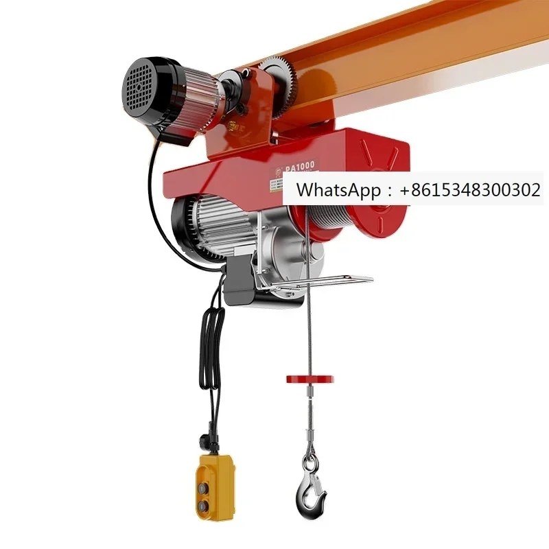 500kg*12m portable overhead crane with electric hoist 220v/110v 1 phase