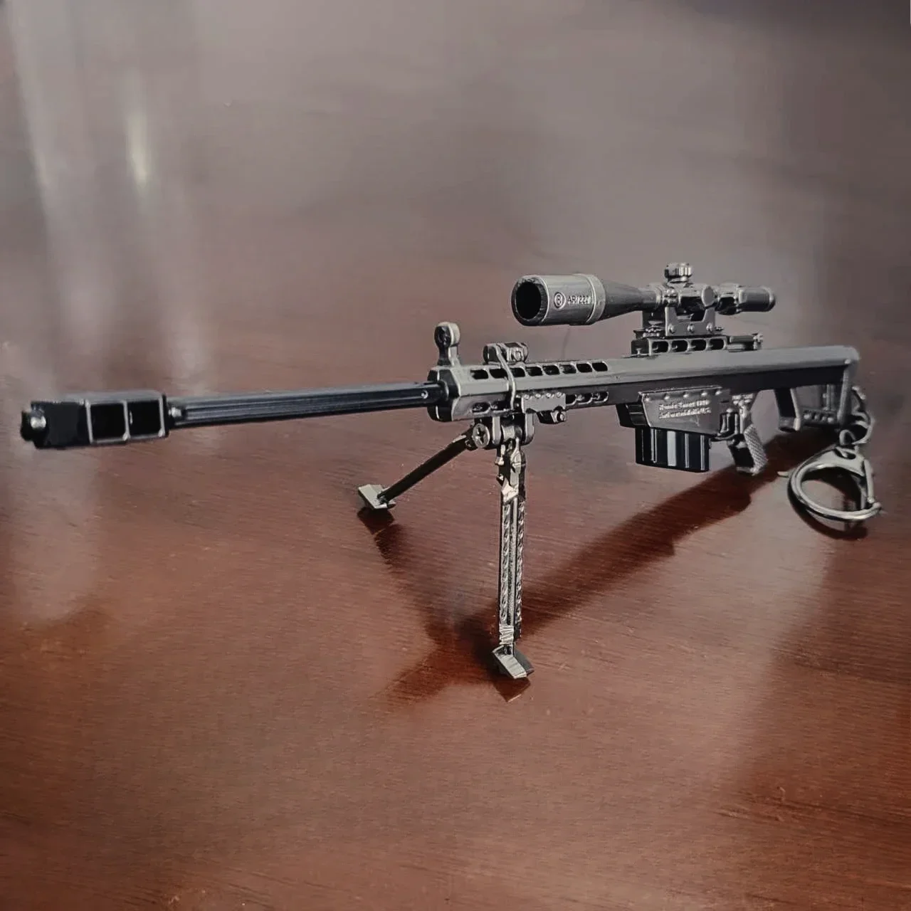 17 سنتيمتر بندقية قنص نموذج مشبك صغير سطح المكتب زخرفة سبيكة مسدس PUBG Jedi مسدس لعبة تململ لعبة لصبي الكبار هدية الكريسماس
