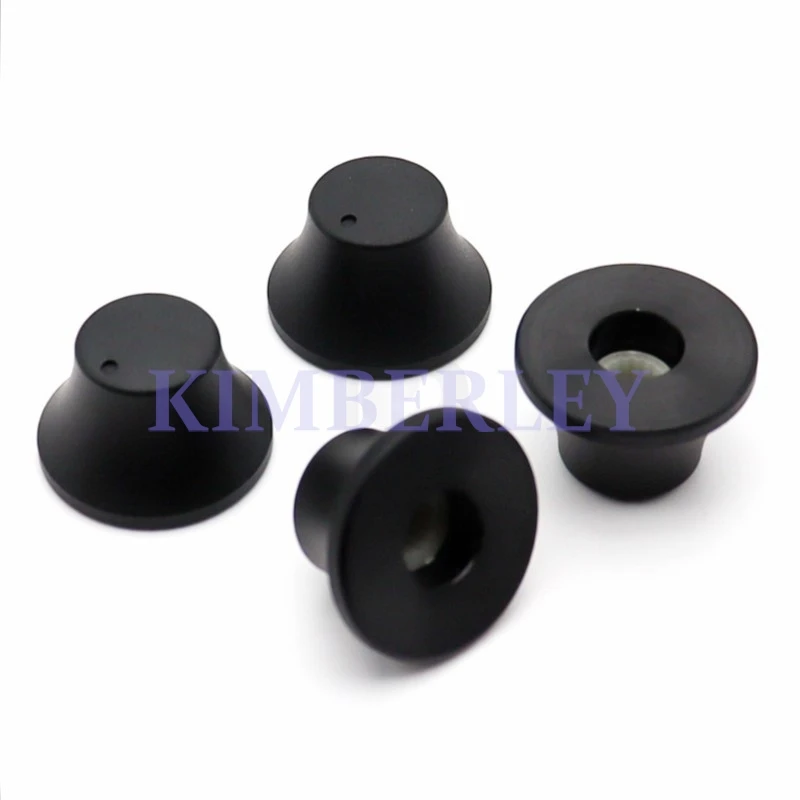 1PCS 23x15mm Aluminum Alloy Sand Blast Knob Cap Potentiometer Knobs Caps 6mm Flower Shaft Hole Volume Control Switch Knob