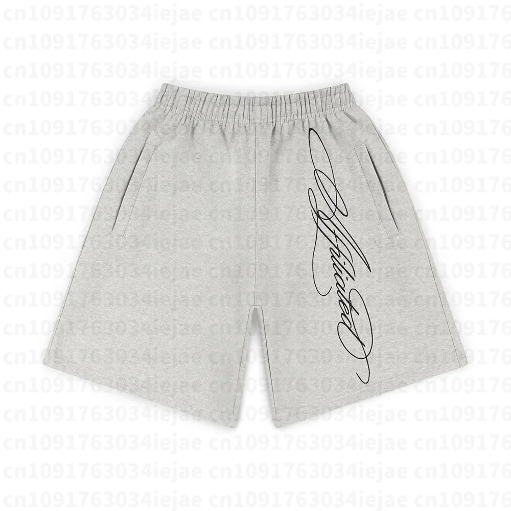 2026 Herren-Shorts im Streetwear-Stil, Amerikanischer Retro-Hip-Hop, Graffiti-Schriftzug, Weite Sport-Jogginghose, Sommerliche Freizeit-Basketball-Shorts – Detail 4